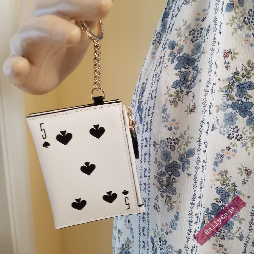 KATE SPADE WRISTLET KEY CHAIN DRAW CARD KEY CHAIN - Picture 10 of 16
